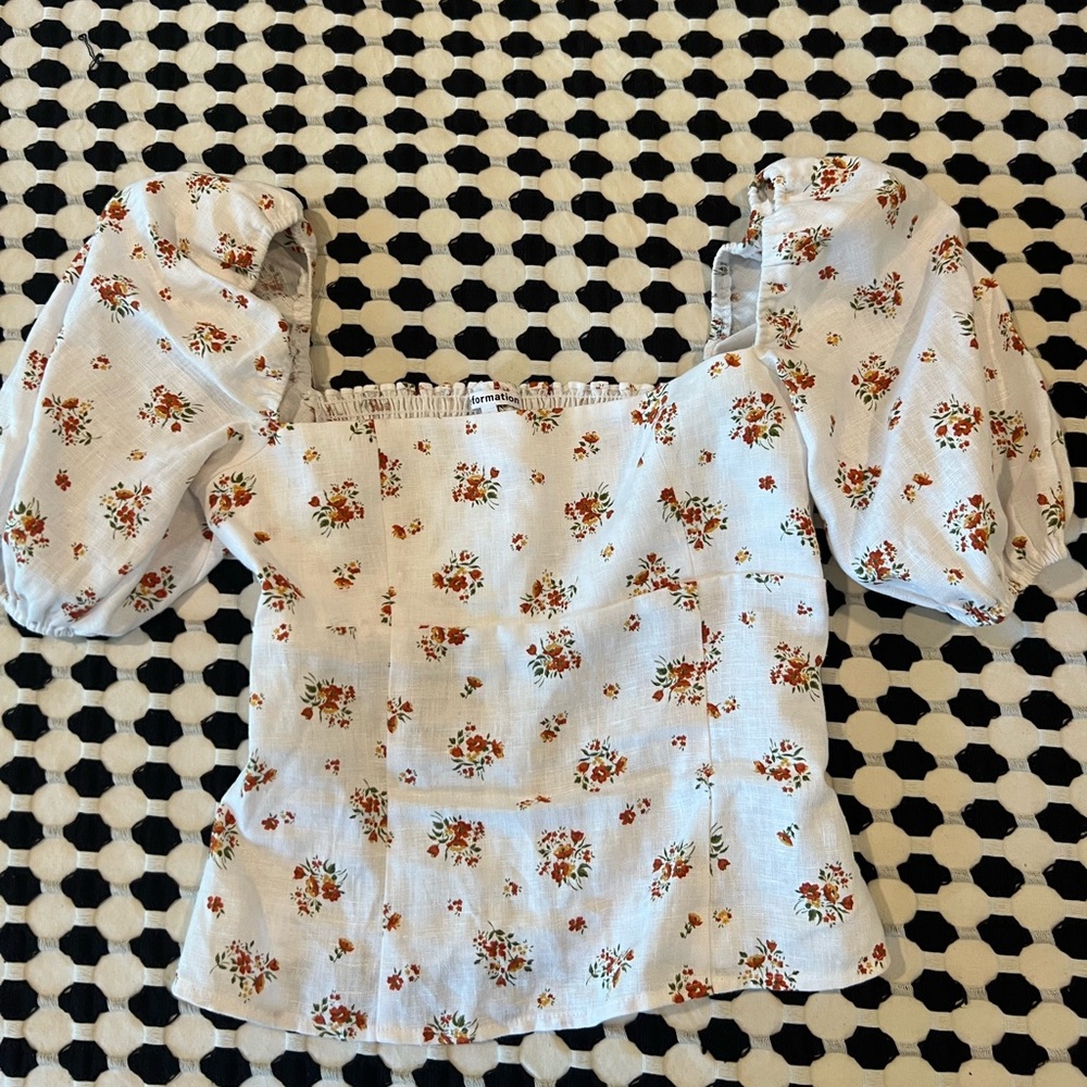 Reformation Linen Top